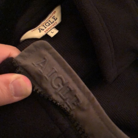 Aigle zipped fleece Gore-Tex infinium wind stopper - Picture 6 of 9